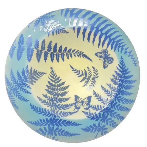 Moorland Chelsea Works Burslem Studio Pottery Stand Bowl Trinket Pin Dish Trial